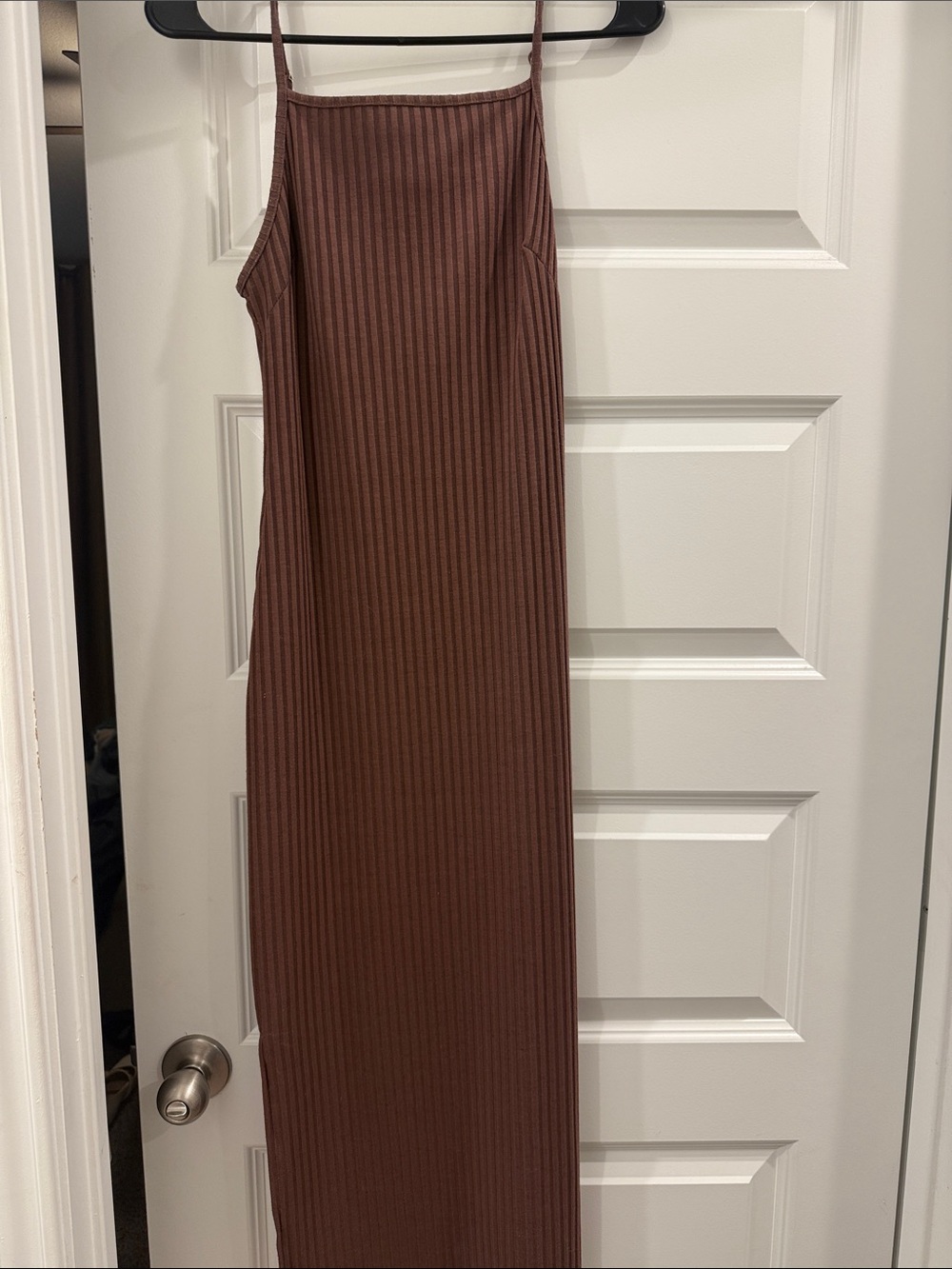 Sleeveless Ribbed Midi Dress